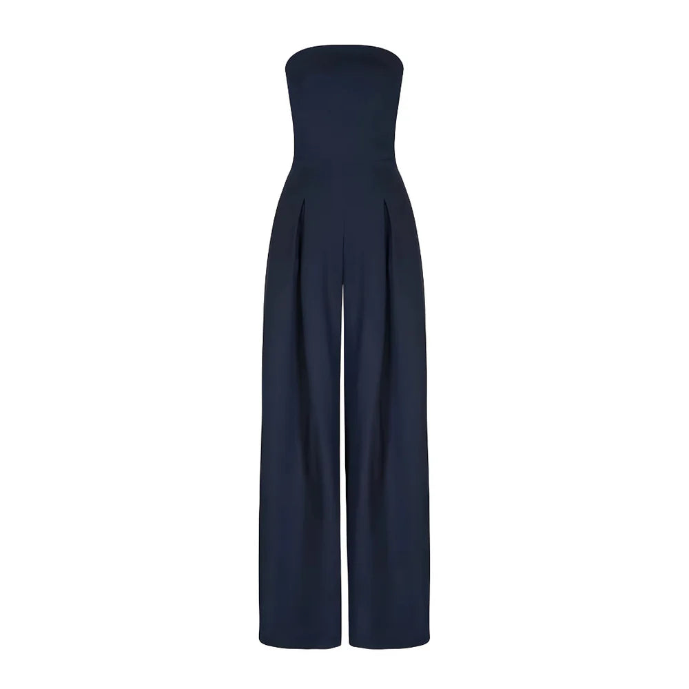Adira | Strapless Flowy Jumpsuit