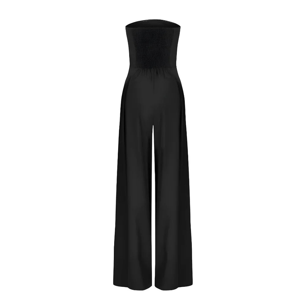 Adira | Strapless Flowy Jumpsuit