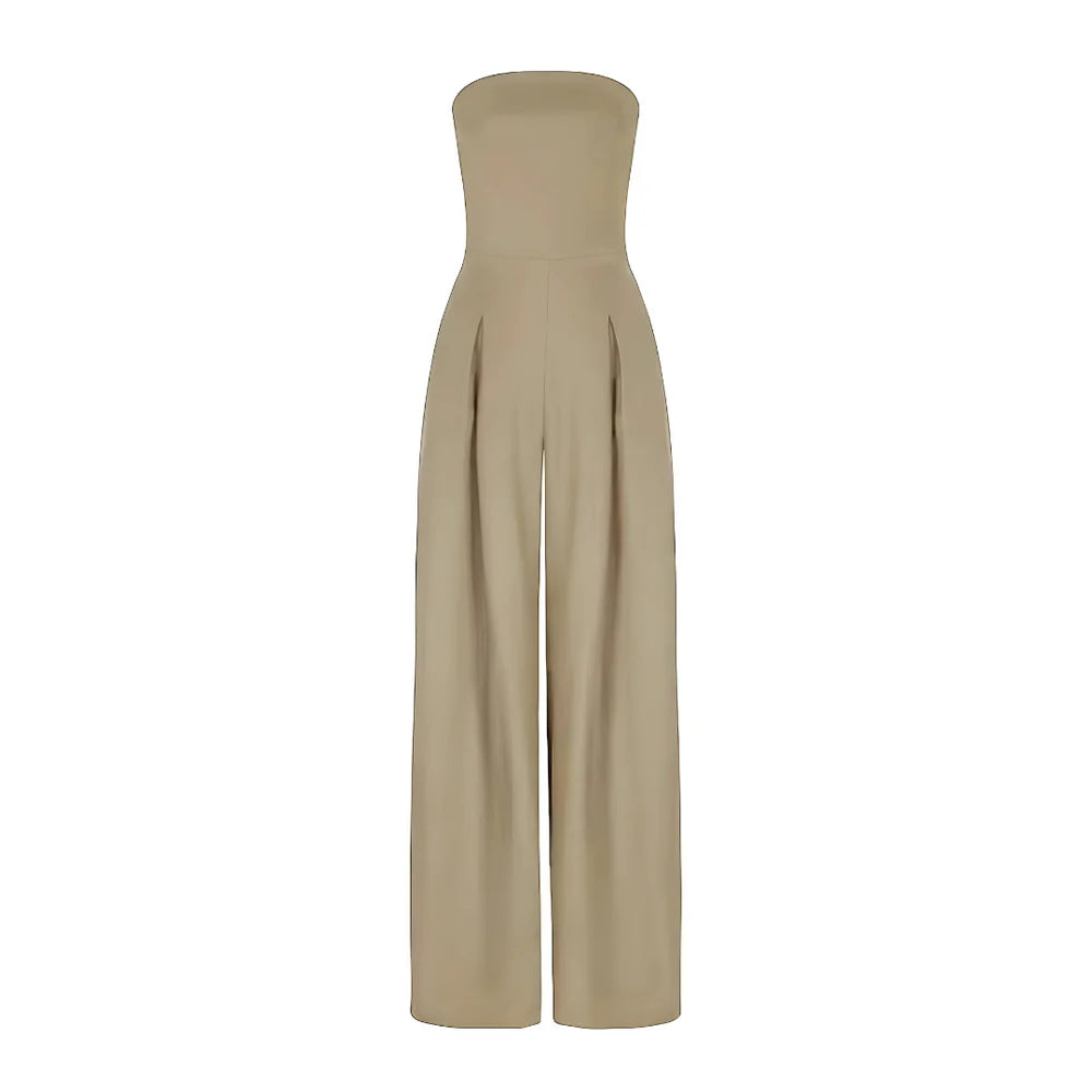 Adira | Strapless Flowy Jumpsuit