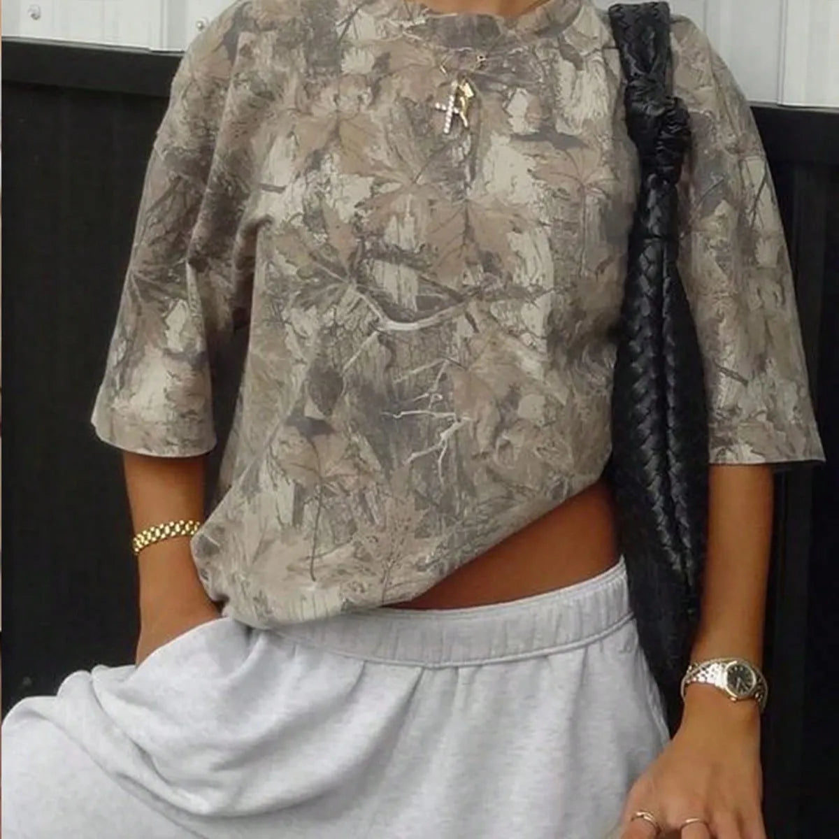 Arden | Oversized Camo Tee