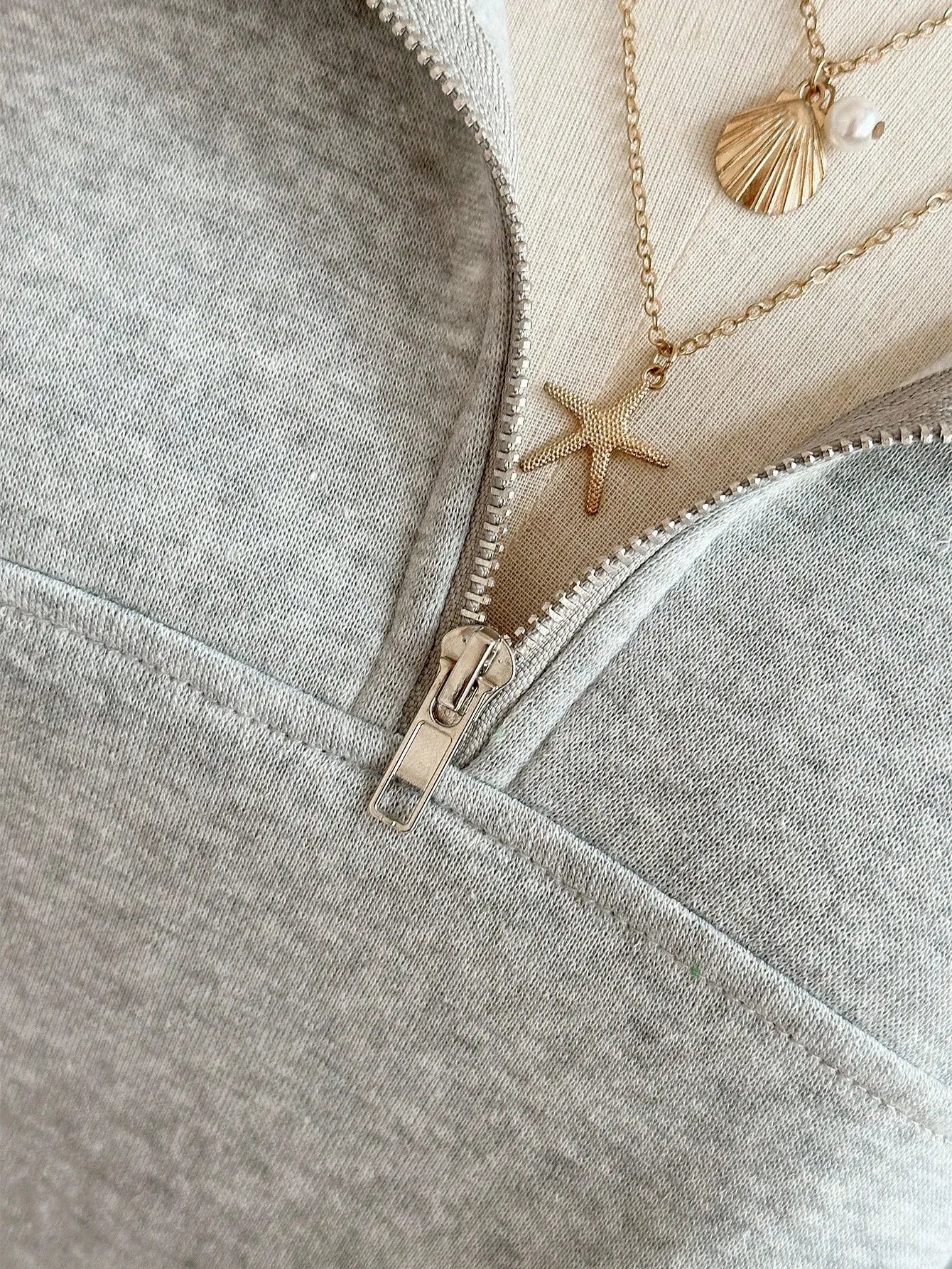 Rita | Oversized Zip-Up Hoodie with Side Slit