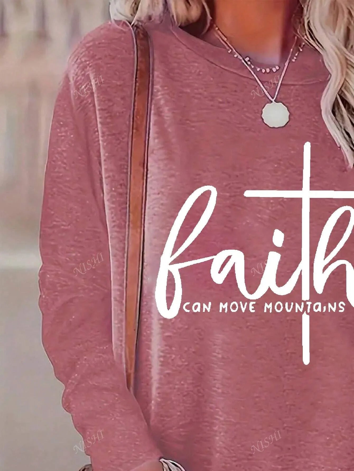 Elysia | Coral Faith Long-Sleeve Tee