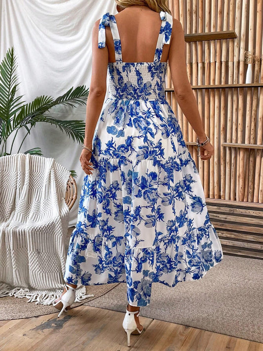Emily | Floral Print Maxi Dress