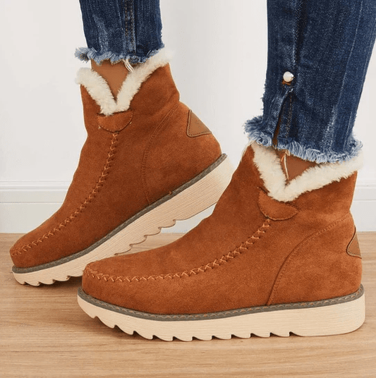 Women's Mid-Cut Winter Boots - Ideal For The Cold Season