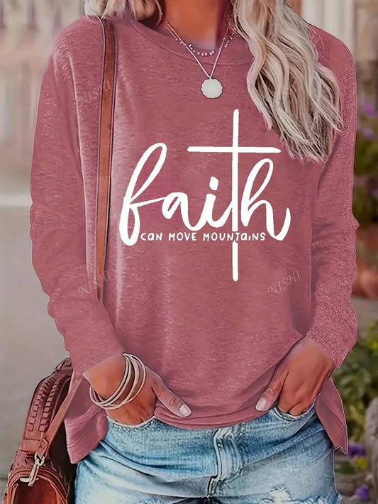Elysia | Coral Faith Long-Sleeve Tee