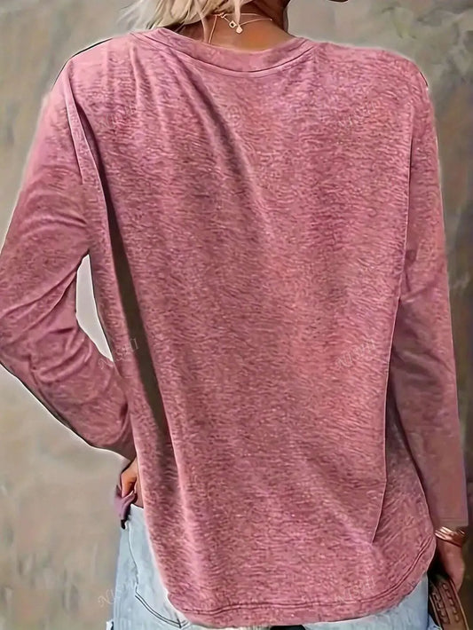 Elysia | Coral Faith Long-Sleeve Tee