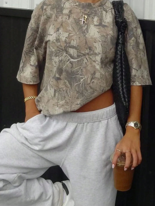 Arden | Oversized Camo Tee